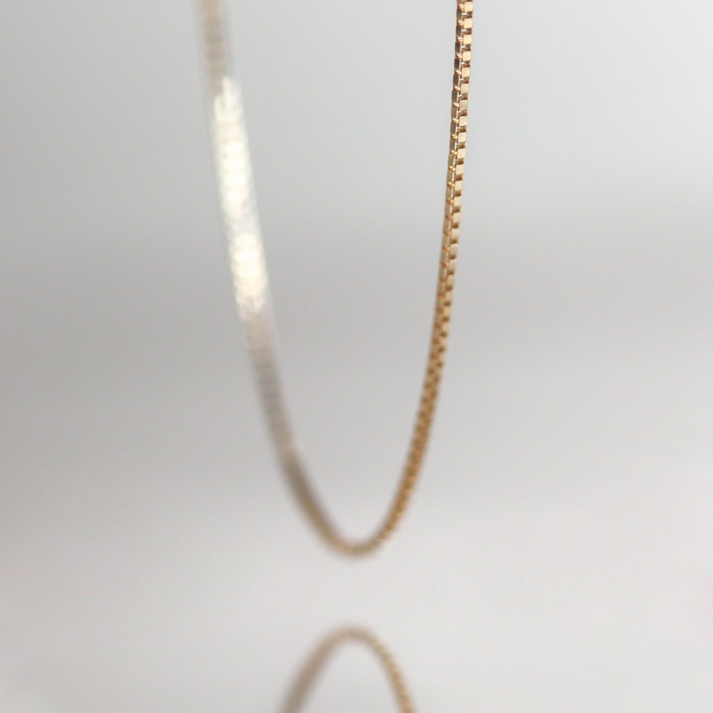 ゴールド ベネチアン チェーン ネックレス 40cm | K10YG
