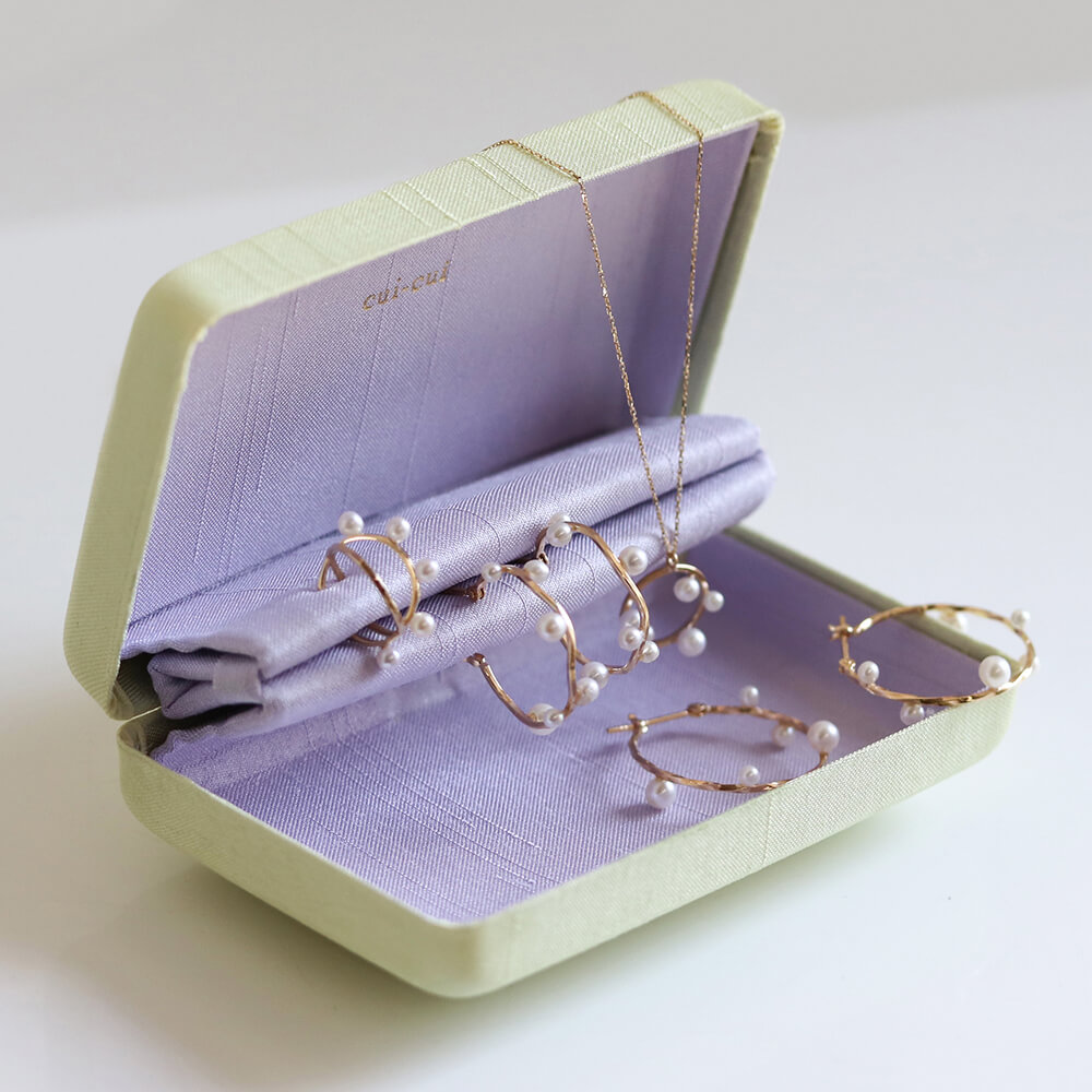 ジュエリー ケース 〈レモンイエロー / パープル〉〈Limited color〉【数量限定】