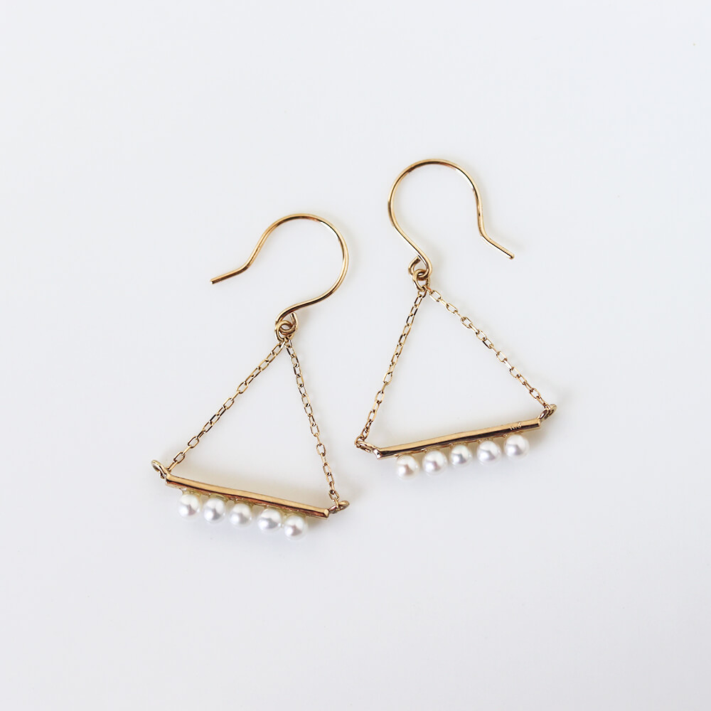 パール フック ピアス | K10YG〈Web限定〉