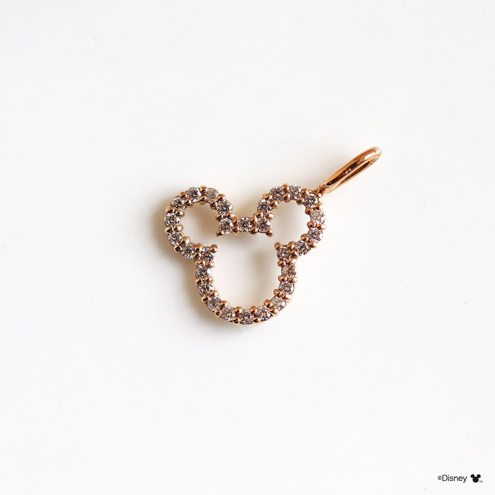 ミッキーマウス / ダイヤモンド チャーム | K10YG  〈Web/丸ビル店限定〉