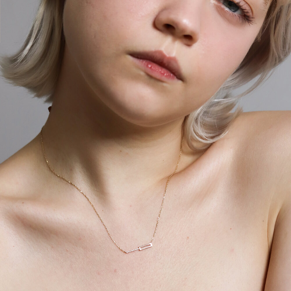 Qeelin YuYi ネックレス 18k 赤瑪瑙 ダイアモンド 張芸興