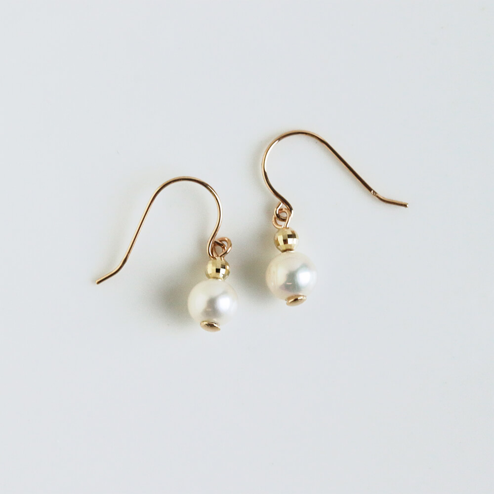 パール フック ピアス | K10YG〈Web限定〉