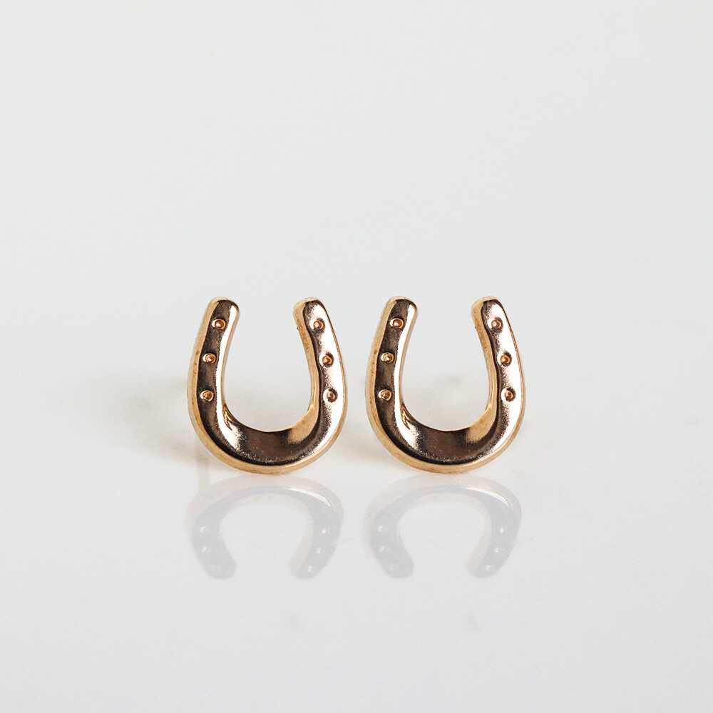 ゴールド ホースシュー ピアス | K10YG〈web限定〉