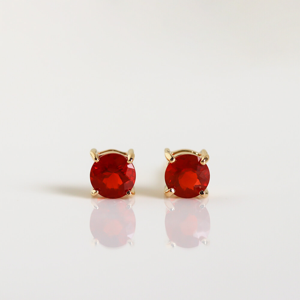 ファイヤーオパール ピアス | K18〈Web限定〉