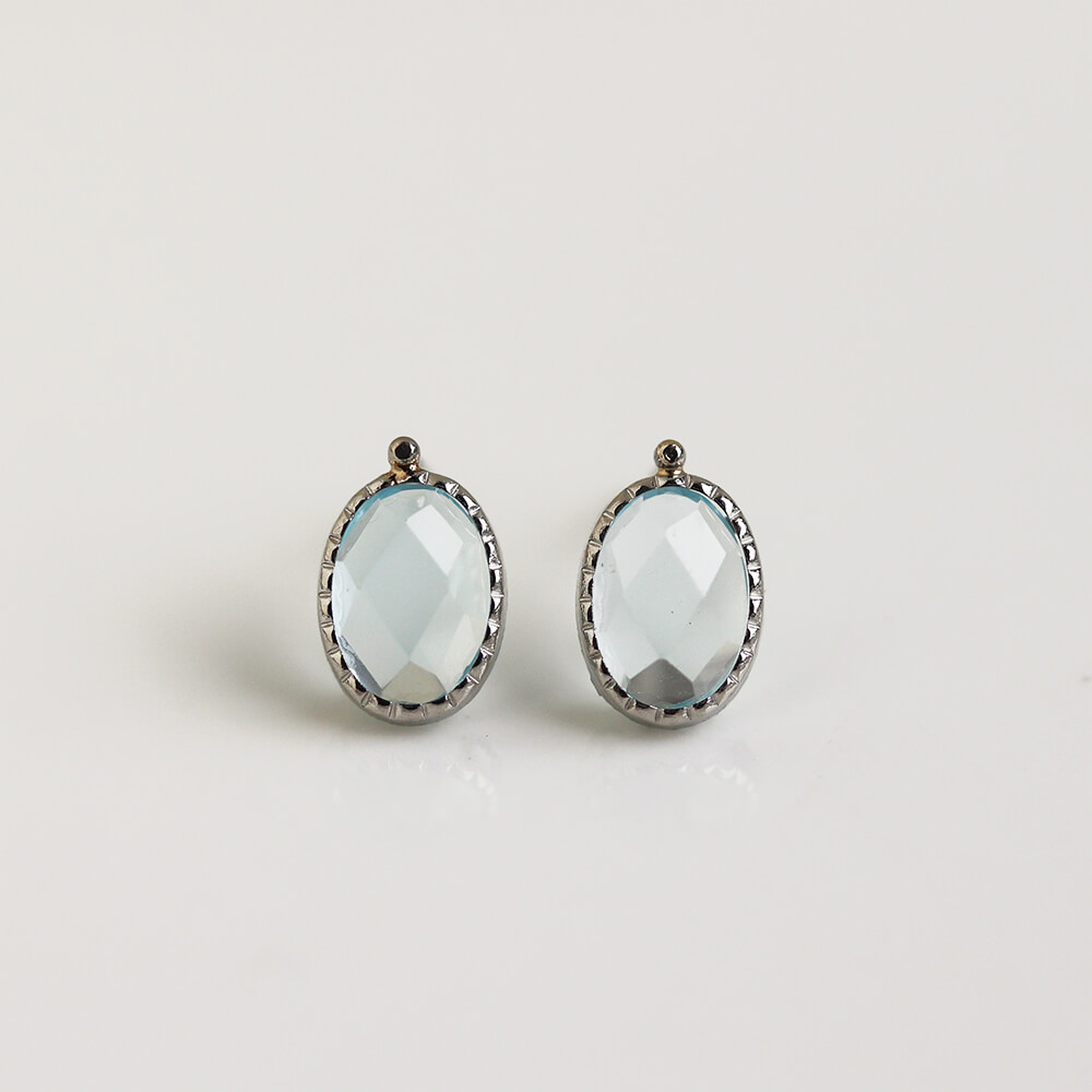 スカイブルートパーズ ピアス | PT〈Web限定〉