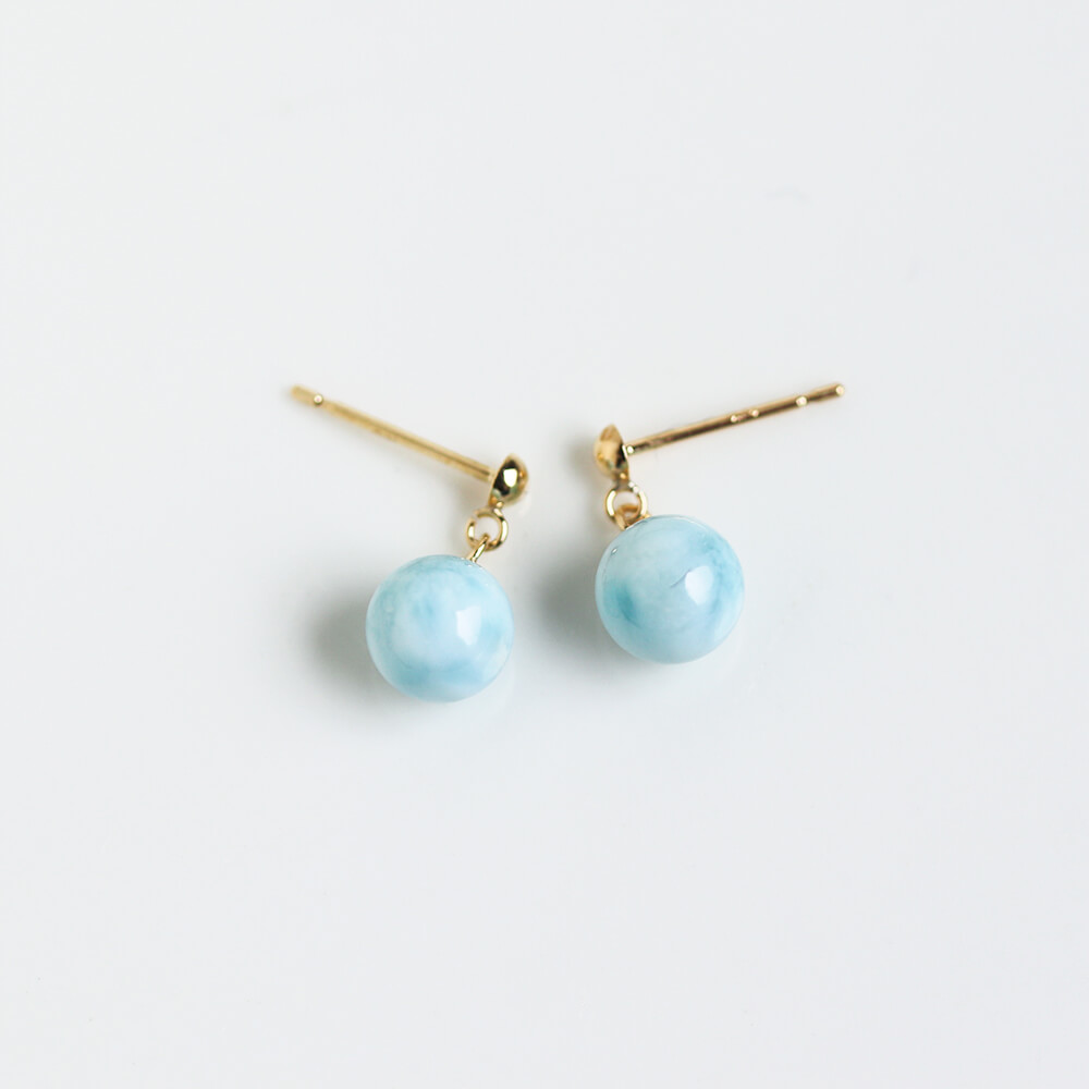 ラリマー ピアス | K18〈WEB限定〉