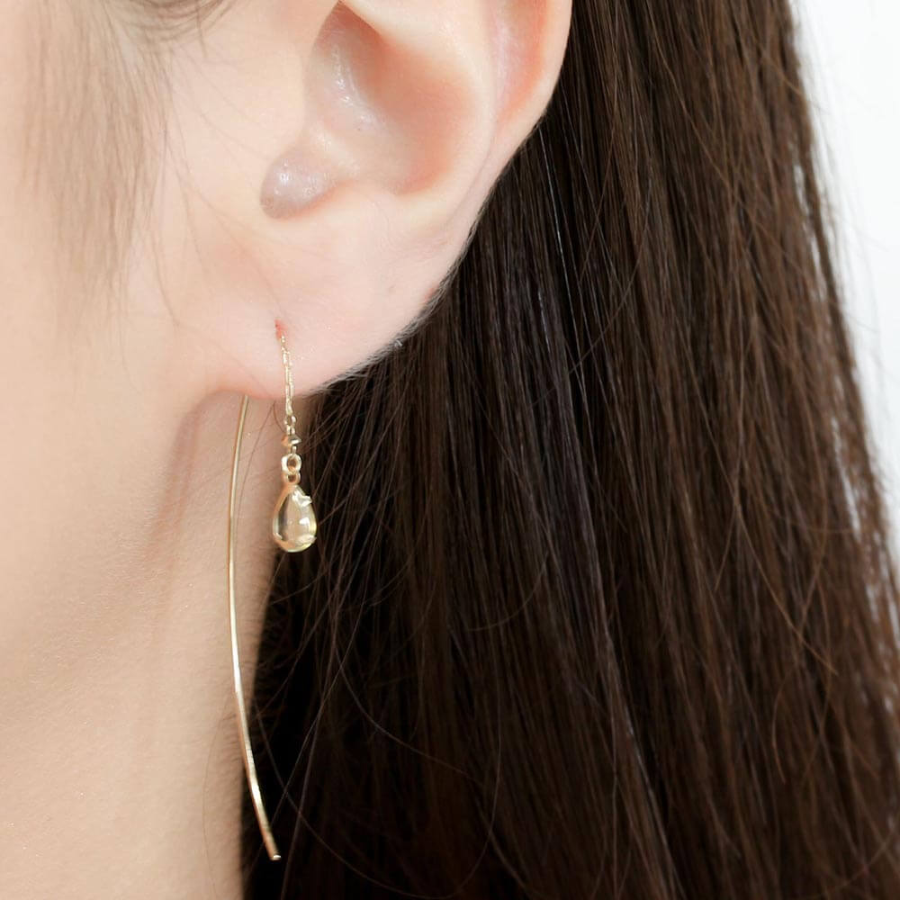 ★LUCE&ME★18k ptit ダイヤ ロングピアス ☆LUCE&ME☆18k ptit ダイヤ ロングピアス 【公式通販】