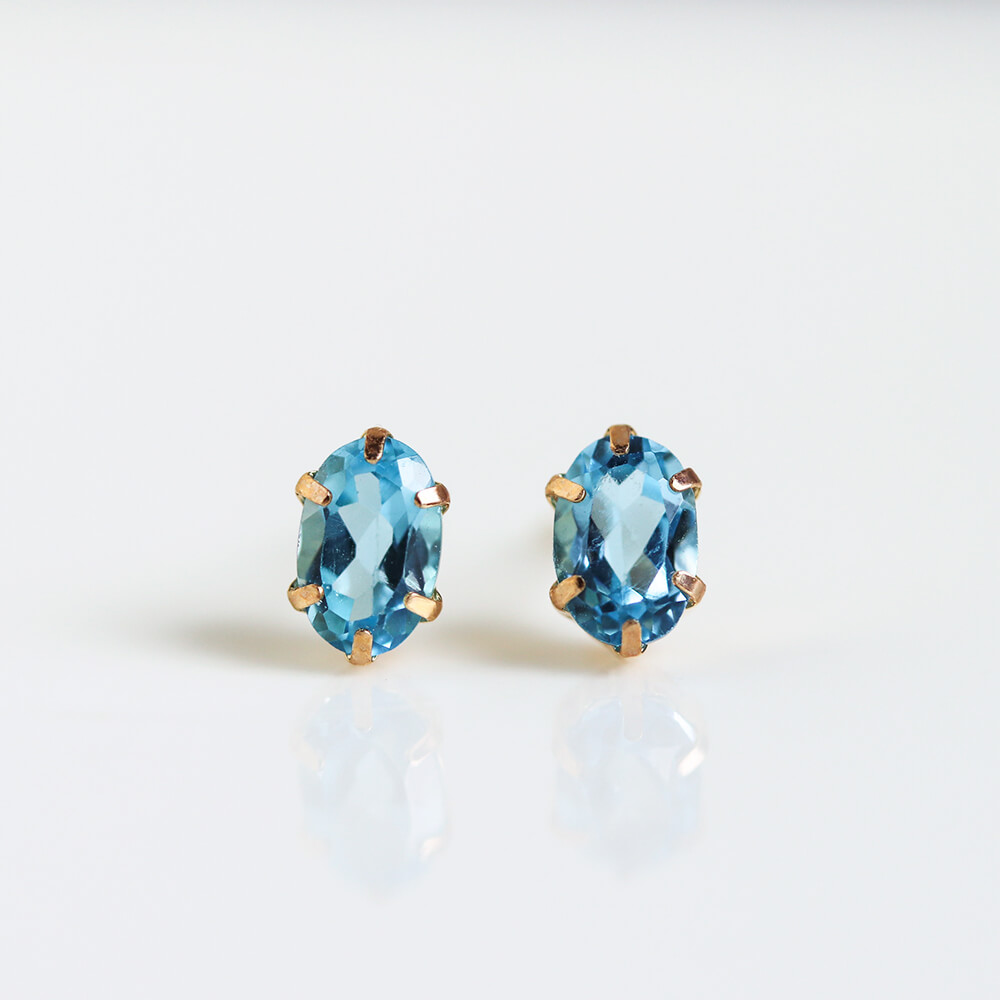 ブルートパーズ ピアス | K10YG〈Web限定〉