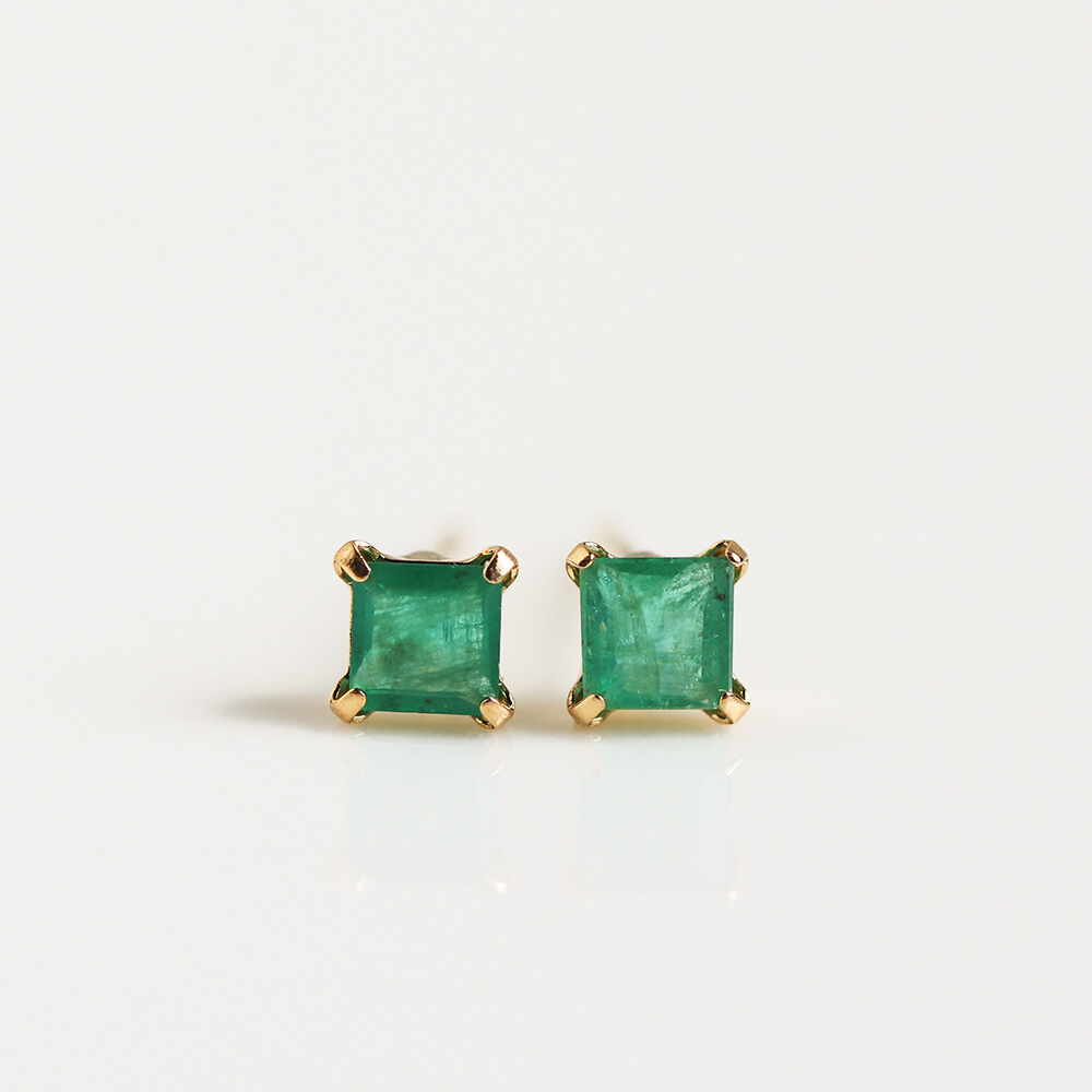 エメラルド ピアス | K18〈Web限定〉
