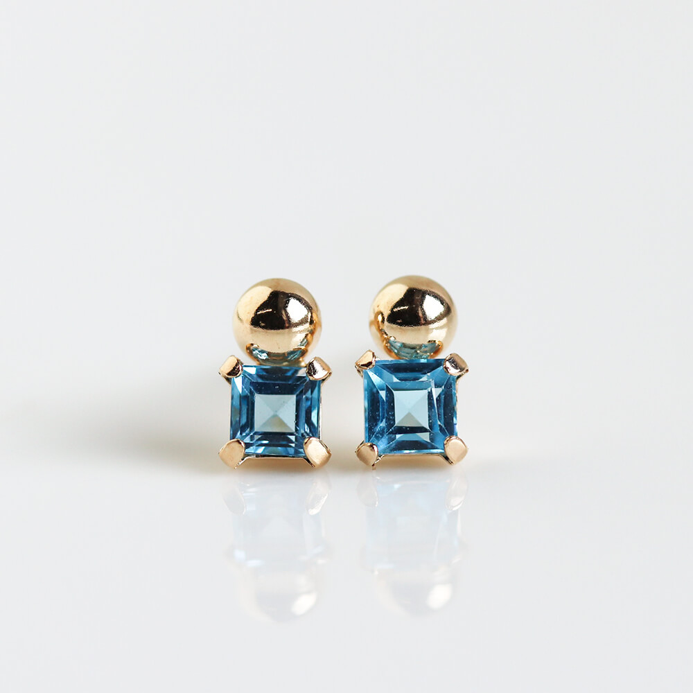 ブルートパーズ ピアス | K10YG〈Web限定〉