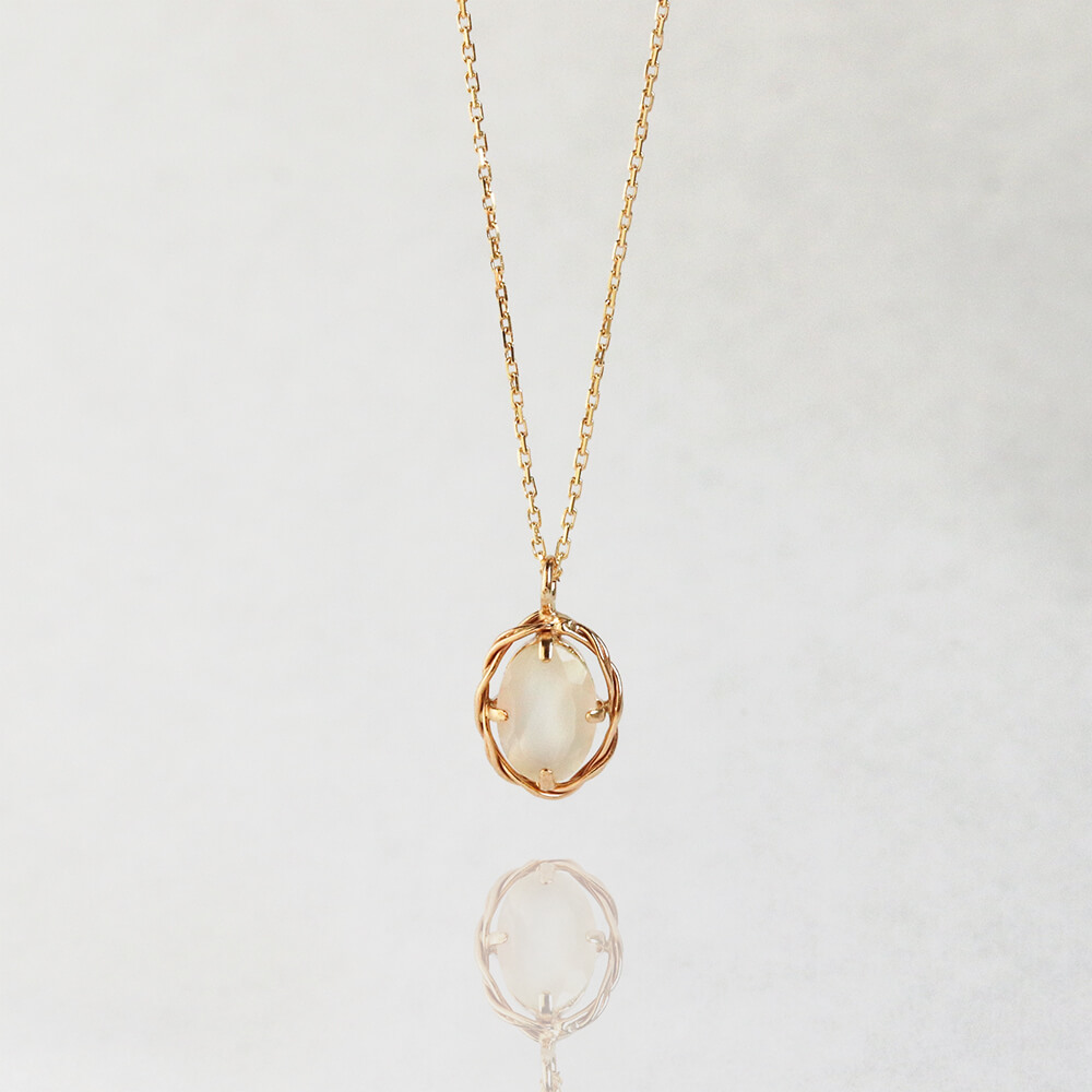 ムーンストーン ネックレス | K10YG〈Web限定〉