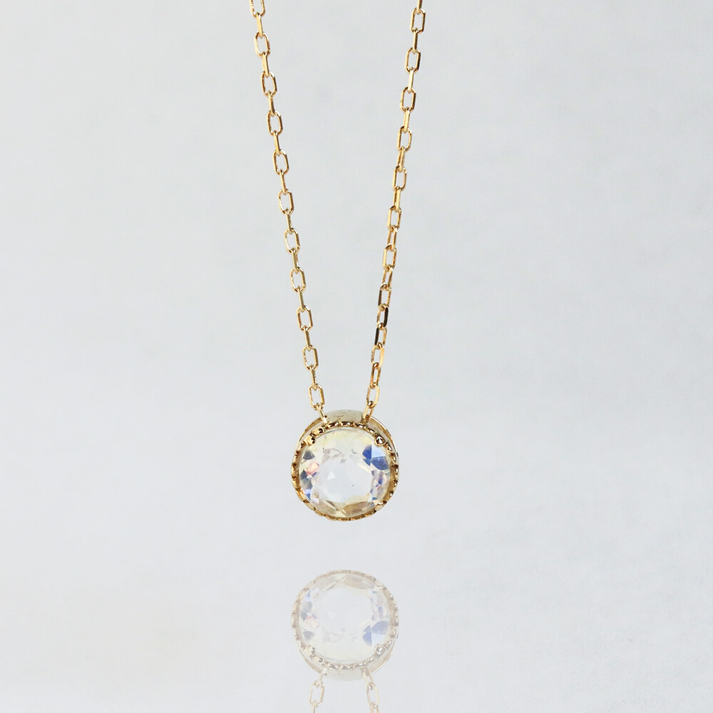 クリスタルロイヤルブルームーンストーン ネックレス | K10YG〈Web限定〉